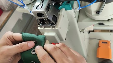 Automatic snap fastener pressing machine #snapbutton #snap