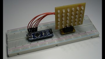 Charlieplexing LED Matrix 5x6