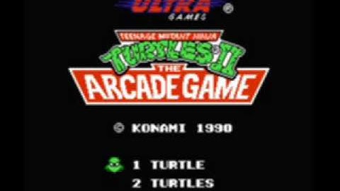 TMNT 2 The Arcade Game (NES) Music Stage 7 - On The Skate