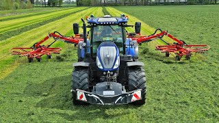 Raking Grass | Wijers van de Steeg | New Holland T7.230 + Kuhn | 2024