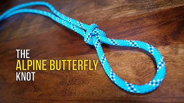 How to Tie the Alpine Butterfly Knot in UNDER 60 SECONDS!! | How to Tie a Loop Knot