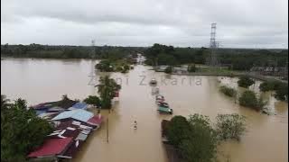 Banjir 2024 - Hujan turun lebat tak celik mata.