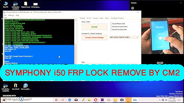 HOW TO SYMPHONY i50 FRP LOCK REMOVE BY CM2 DONGLE