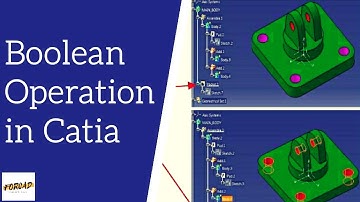 CatiaV5 | Boolean Operation in Catia |For Cut-outs |CAD