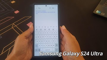How to change the font color on the Samsung Notes app on Samsung Galaxy S24 Ultra