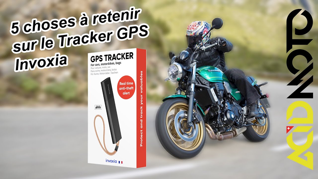 Mini tracker GPS invoxia moto : , tracker gps de moto