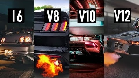 Comparison of Engine Sound by Number of Cylinders (3-16 Cylinders)