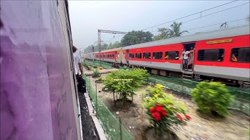 🔥FAST & FURIOUS HOWRAH KAMRUP EXPRESS v/s KATWA - HOWRAH GALLOPING EMU || HIGH SPEED PARALLEL RACE 