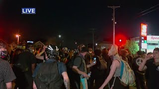 Mourners Gather At Site Of George Floyd's Death