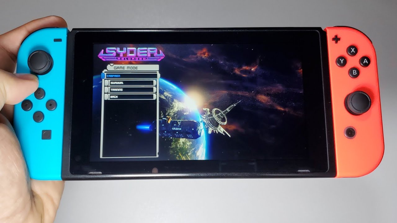 Syder Reloaded Nintendo Switch handheld gameplay