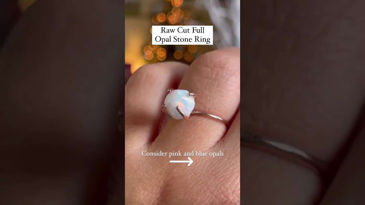 Pink or Blue Opal [Engagement Ring]
