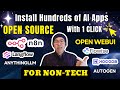 Install n8n, Open WebUI, Langflow, Flowise, Nocodb & Hundreds of Open-Source Apps with 1 Click
