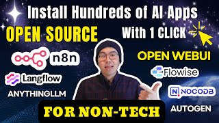 Install n8n, Open WebUI, Langflow, Flowise, Nocodb & Hundreds of Open-Source Apps with 1 Click