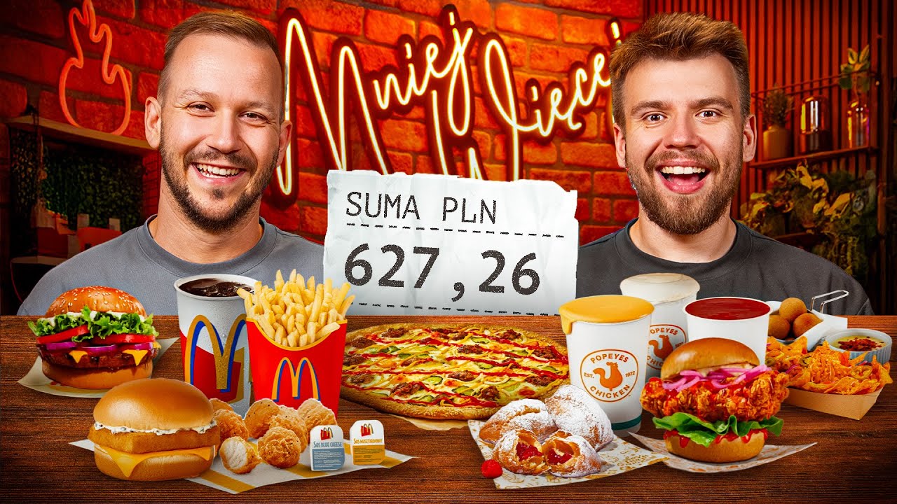 Test WSZYSTKICH FASTFOOD NOWOŚCI (McDonald's, Pizza Hut, Popeye's)