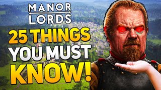 Manor Lords  25 Tips You Need to Know! (Complete Beginner's Guide)