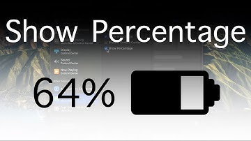 How To Show Battery Percentage in MacOS 11 Big Sur