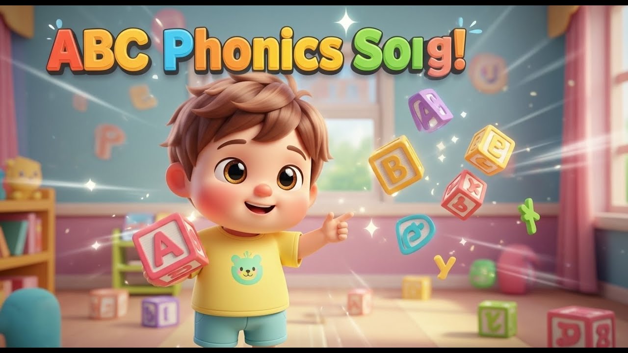 ABC Phonics Song – Nursery Rhyme, Toddler Learning, Alphabet Fun, and Early Literacy