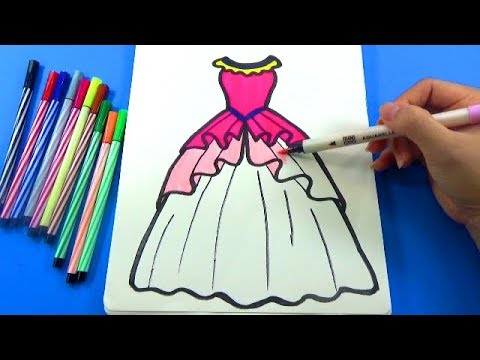 Draw Dress With Pencil 2 – Vẽ Váy Đơn Giản – An Pi Tv Coloring | Tổng Hợp  Những Bức Tranh Đẹp Nhất - Điện Máy Vvc | Sản Phẩm Điện Tử |