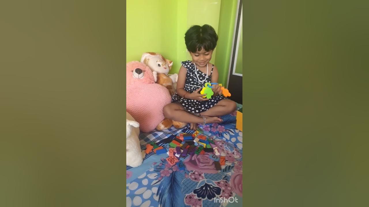 Jija teaches in english color's and ABCD Funny way of kids teaching 