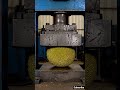 Hydraulic Press vs Giant Fruits 🍉🍍🍎 Satisfying Crush Compilation #shorts #satisfying