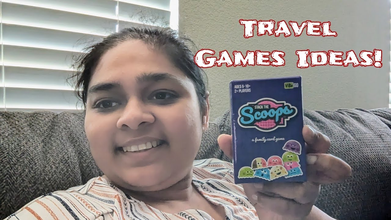 Travel Board Games for Kids - Stack the Scoops by Vibu Go - Kids Board ...
