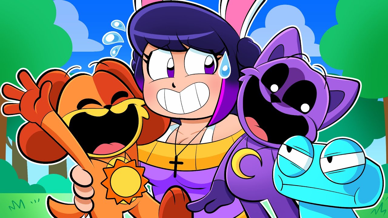 Adopting CatNap and DogDay! (Poppy Playtime Chapter 3) - YouTube