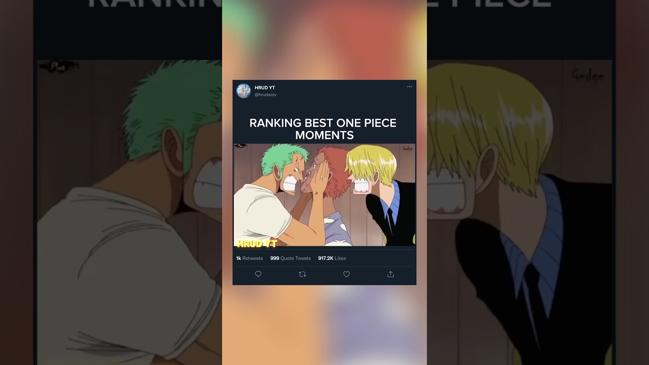 Best One piece MOMENTS of all time ! 🗡️ | Hrud yt | #shorts #onepiece # ...