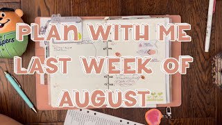 Plan With Me | Last Week of August