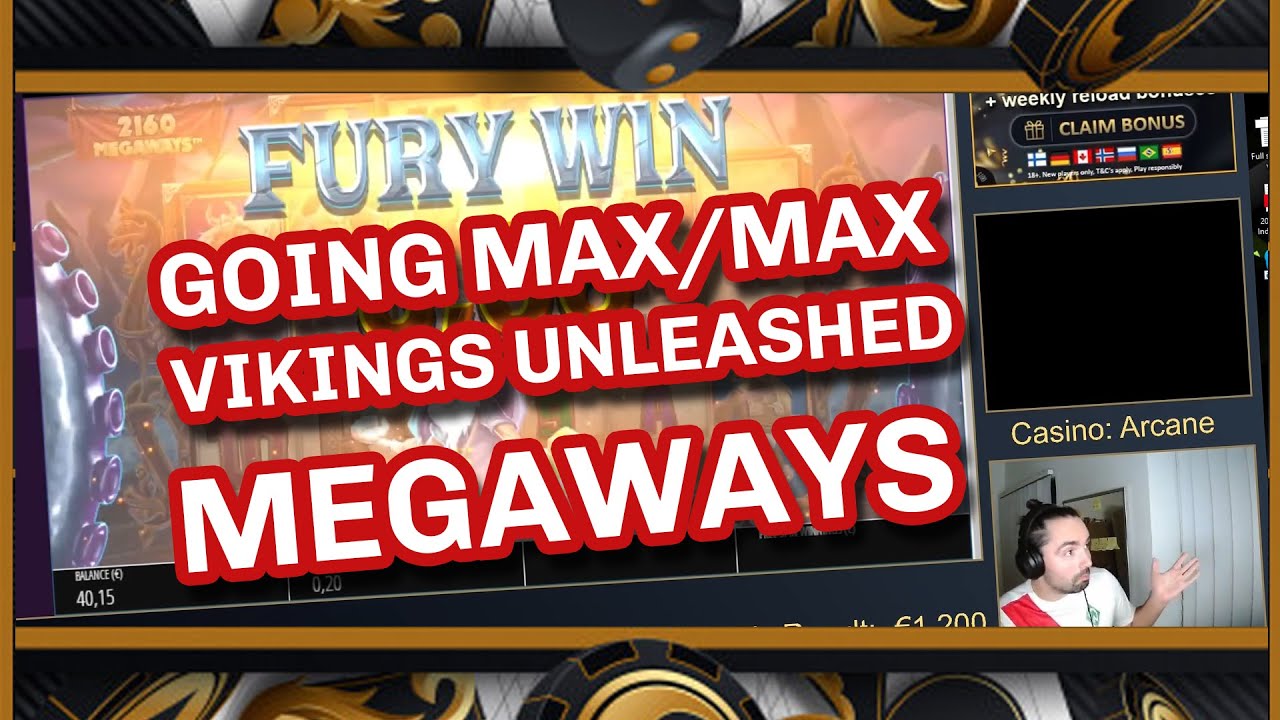 Streamer's quest for MAX/MAX in Vikings Unleashed Megaways