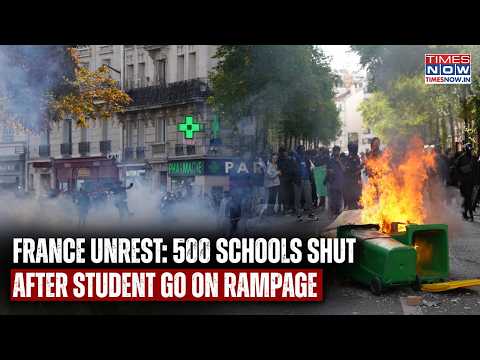 France Unrest, Violence: 500 Schools Shut After Clashes As Students Go On Rampage, Burn Buildings