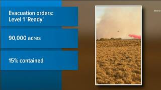 Information Wildhorse Fire burning at 90K acres News