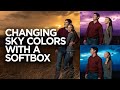 Changing Sky Colors Using A SoftBox and Gels