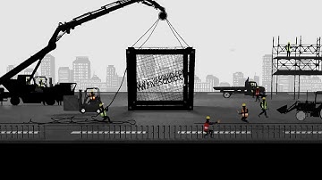 Amazing Construction Worker Logo Intro Video