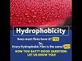 Hydrophobicity 101