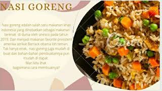 Tugas teks prosedur ( cara membuat nasi goreng) mata pelajaran bahasa indonesia