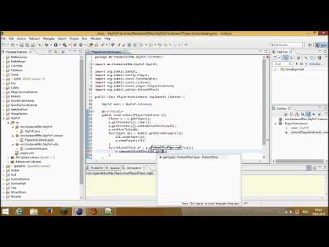 Bukkit Speed Coding SkyPvP #1