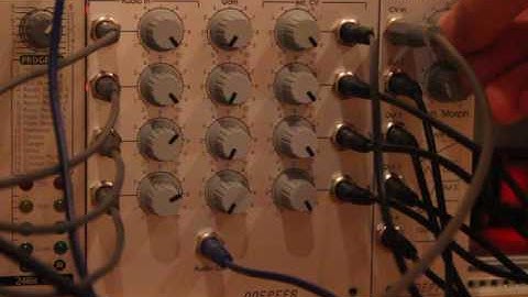 Noodling with the Doepfer voltage controlled mixer module - A-135-1 and A-144