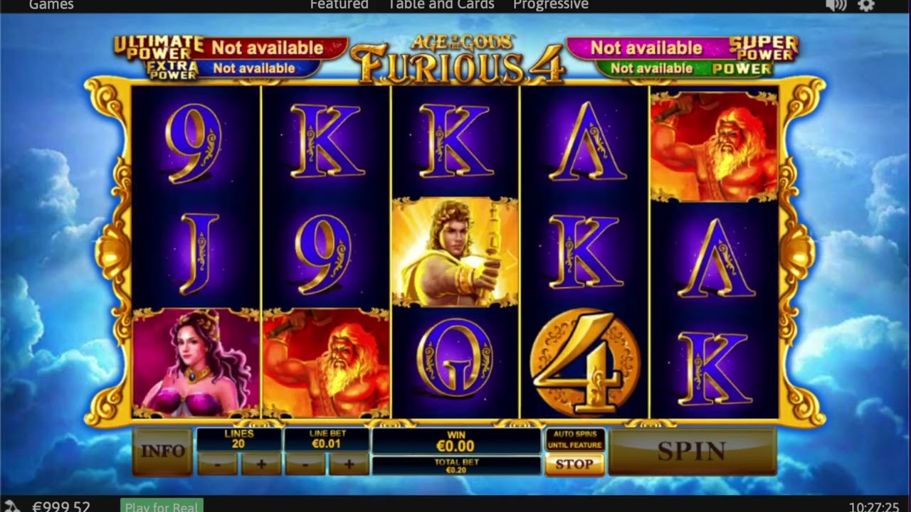 Age of the Gods Furious Four Slot