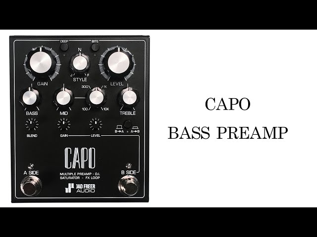 JAD FREER AUDIO CAPO BASS PREAMP - YouTube