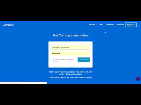 Coinbase Anmeldung und den ersten Bitcoin kaufen