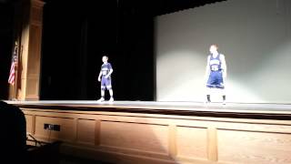 Zack Plunkett in the 2014 Mr. EBHS show