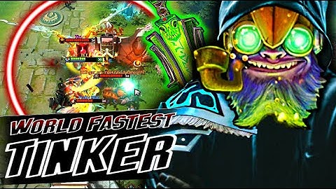 WORLD FASTEST HAND TINKER EVER! | TLT TINKER DOTA 2 TINKER GAMEPLAY