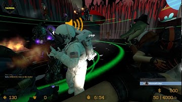 ZOMBIE ESCAPE ROUND ON COUNTER-STRIKE: SOURCE, EXTREME 2, map: ze_shroomforest, CSS