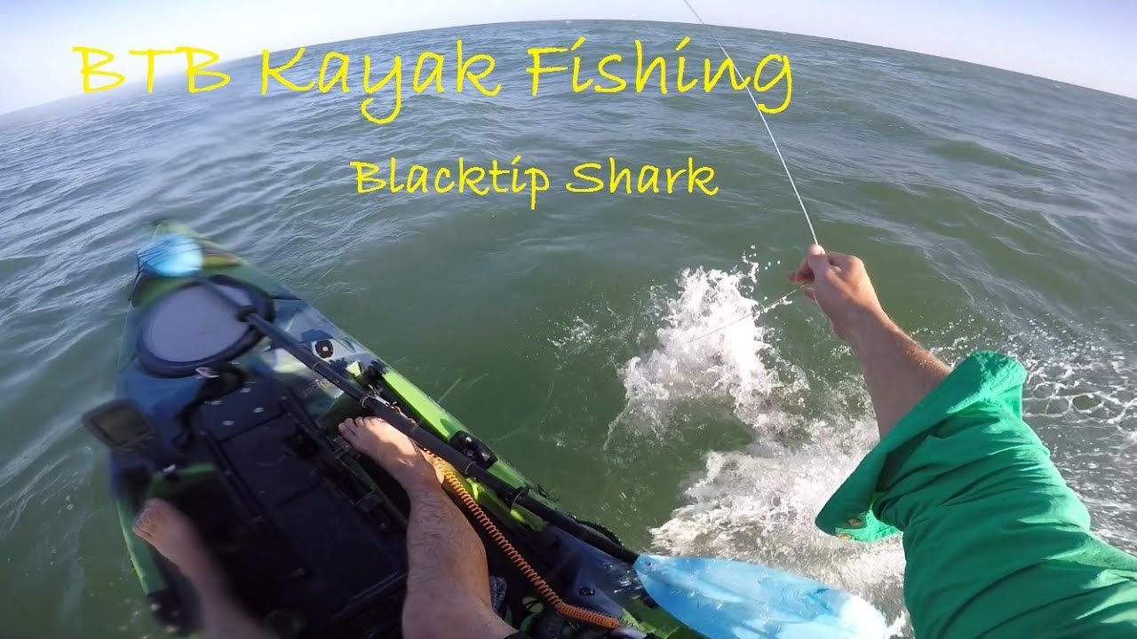 BTB Kayak Fishing - "Blacktip Shark" - YouTube