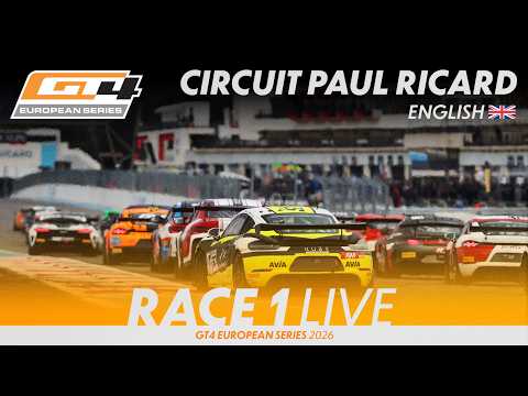 Live I Race 1 I Circuit Paul Ricard I Gt4 European Series 2026