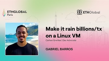 Cartesi 🛠️ Make it rain billions/tx on a Linux VM - Gabriel Barros