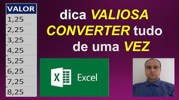 CONVERTER NÚMERO ARMAZENADO como TEXTO para NÚMERO no Excel - TODOS de UMA VEZ