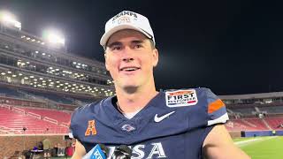 UTSA TE Patrick Overmyer On Field Interview 2025 First Responder Bowl 12.26.25