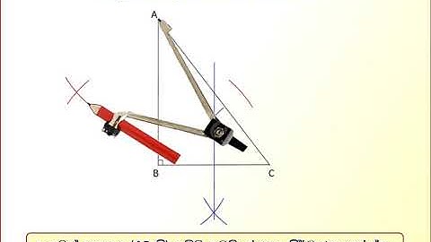 Construction of the circumcircle of a right angled triangle