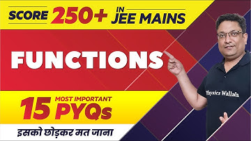 FUNCTIONS - 15 Most Important PYQs in 1 Shot || JEE Main